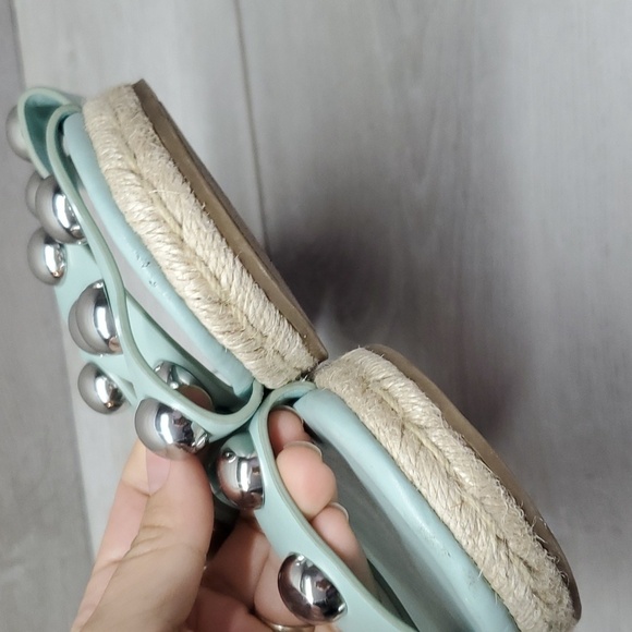 Marc Fisher Women Prisca Espadrille Leather Sandals platform shoes sz 6M - Picture 5 of 12